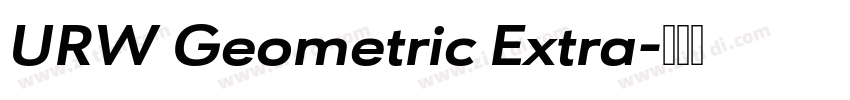 URW Geometric Extra字体转换